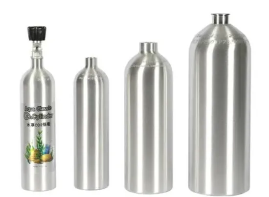 2.5L Small Aluminum CO2 Gas Cylinder with DOT & CE Certificate