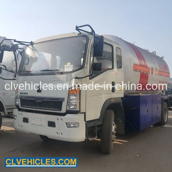 Sino Truck HOWO 5tons LPG Filling Transport Truck LPG Tank Truck LPG Refilling Truck
