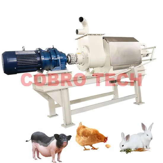 Potable Mine Centrifugal Biogas Slurry Cow Manure Separator Dewatering Drying Machine
