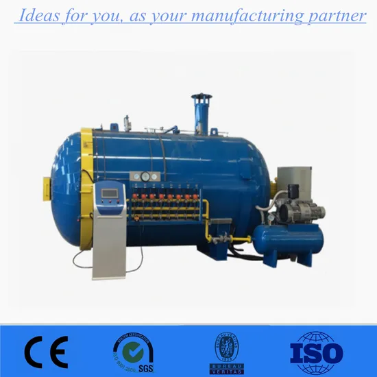 PED Certificate Horizontal Electrical Heating Composite Autoclave