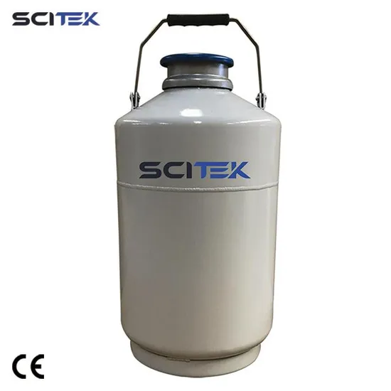SCITEK Unique Neck Design Liquid Nitrogen Filling Tank With Rollers