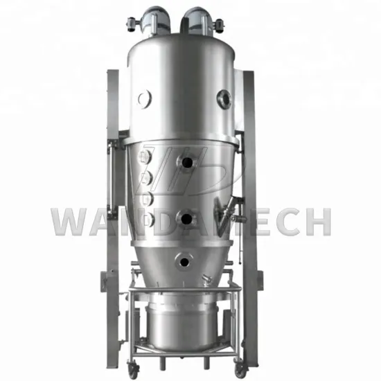 Coffee Powder Fluid Bed Dryer Granulators Coating Pelletizer Machine Boiling Dryers