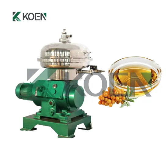 Professional Disc Centrifuge Sea Buckthorn Oil Extraction Centrifuge Separator