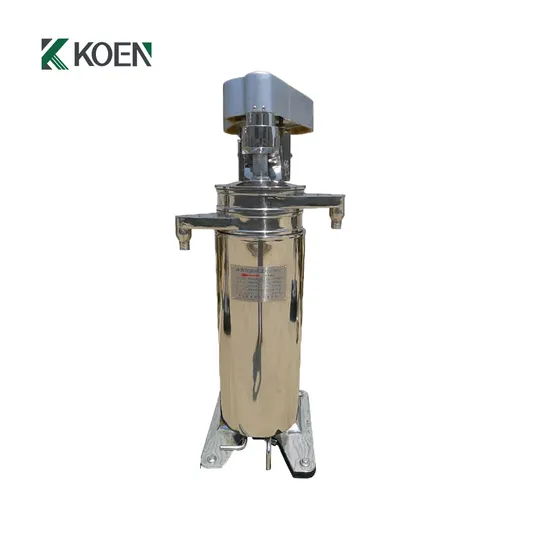 Oil Filter Clarify Liquid-Liquid Solid Diesel Oil Tubular Bowl Centrifuge Separator Machine
