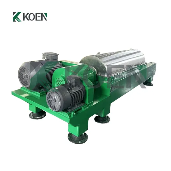 Stainless Steel 3 Phase Fish Oil and Fish Meal Separation Tricanter Decanter Centrifuge