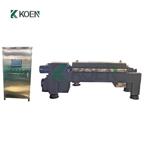 High-Efficiency Fruitand Vegetable Processing Decanter Separating Centrifuge for Wheat Starch Dewatering