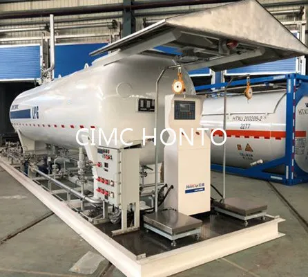 Chinese GB Standard 20m3 Skid-Mounted LPG Filling Station