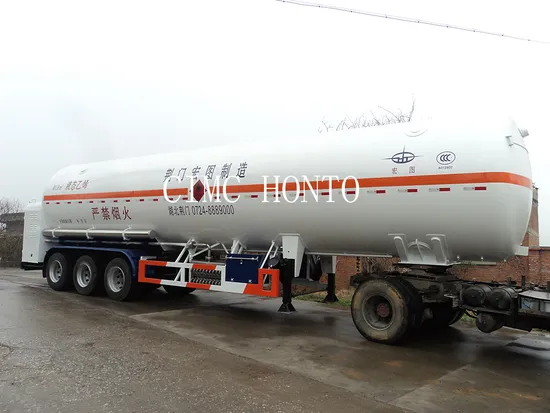 3axleslng Storage Tanker Transportation Trailer