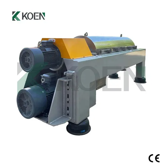 High-Capacity Industrial Efficiently Tar Dehydration and Deslagging 3 Phase Decanter Centrifuge