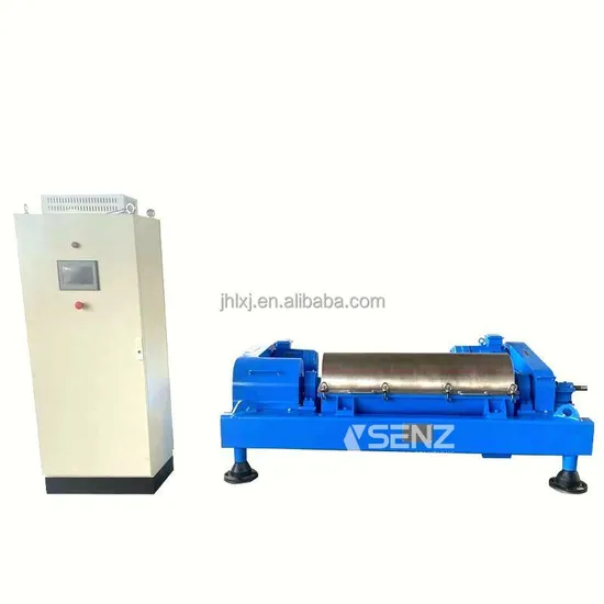 Decanter Centrifuge for Cleaning Wash Water in Pet Bottle Recycling