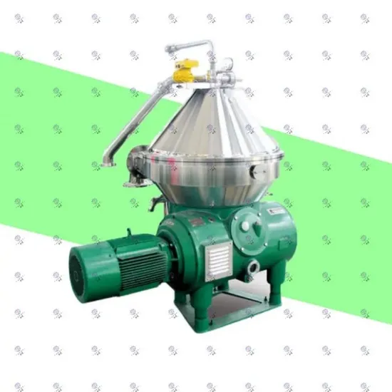 Disc Stack Separator Disk Centrifuge Continuous Disk Stack Centrifuge Regeneration Lubricants and Fuel