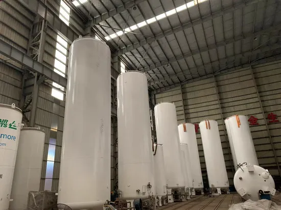 Large Bulk Cryogenic Liquid Gas Tank Pressure Vessel 10-350m3 for Gas Filling Station