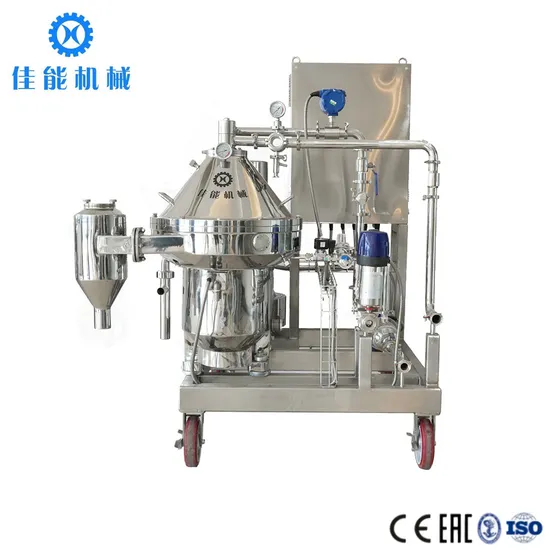 7.5kw Separator Centrifuge with Self-Cleaning for 500L-5000L Applications