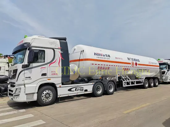 3axles Cryogenic LNG Storage Tanker Semi Trailer for Sale