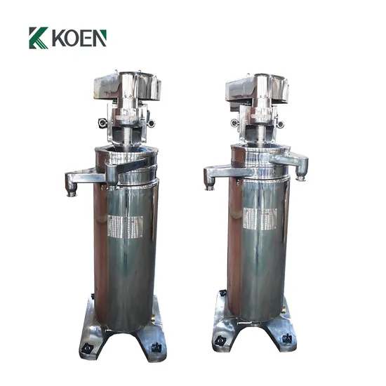Automatic Continuous Tubular Centrifuge High Speed Vco Machine Turbine Oil Centrifuge