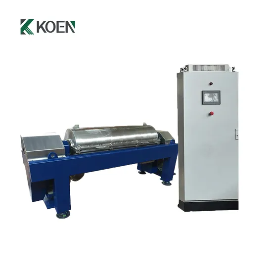 High Efficiency Drilling Mud Decanter Centrifuge Sludge Separation Equipment in Chemical Industry