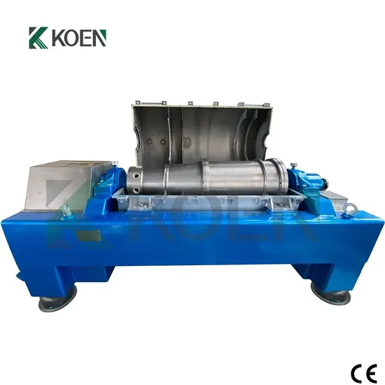 Titanium Palm Oil Refinery 3 Phase Centrifuge with Tungsten Carbide Conveyor