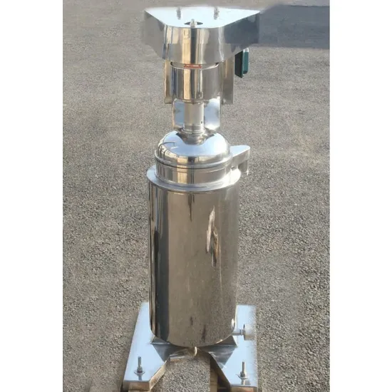 High Rotated Speed Blood Plasma Protein Powder Filtration Tubular Centrifugal Separator