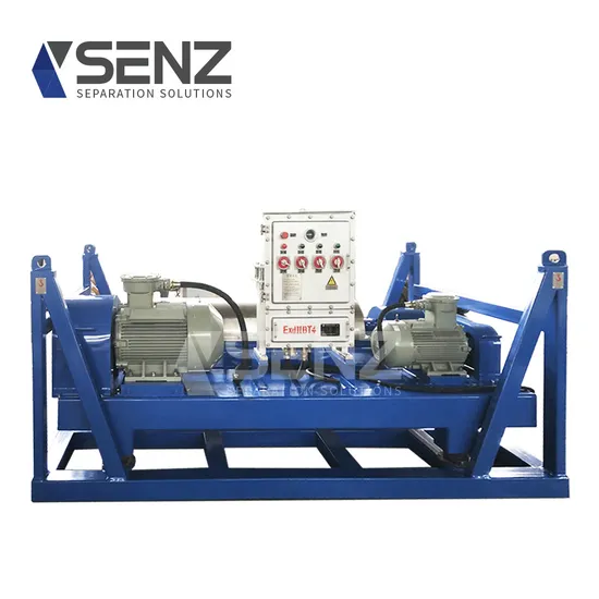 Chemical Sludge Oilfield Drilling Fluids Decanter Centrifuge for Wastewater Treatment
