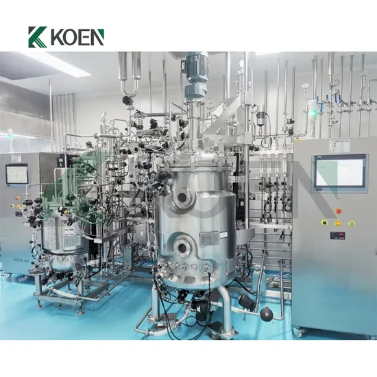 50L Yeasts Bacteria Fermentor Fungi Bacteria Fermentation Reactor Continuous Stirred Tank Reactor