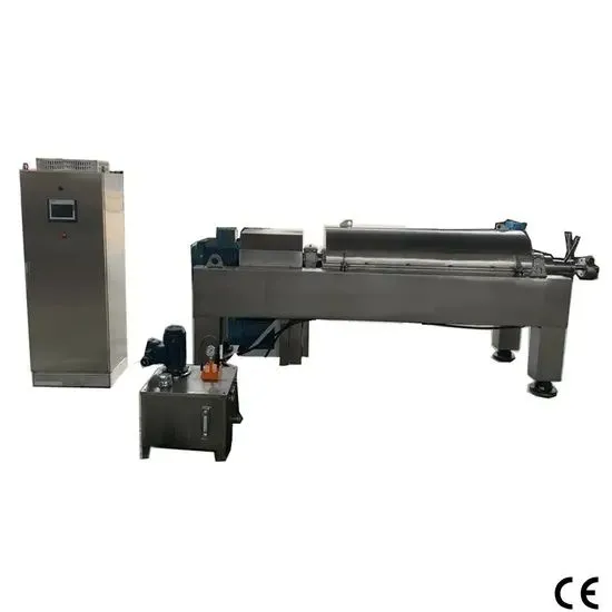 Food Grade Stainless Steel Hemp Oil Extraction Decanter Centrifuge with Touch Screen