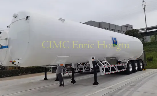 Liquid LNG Tank Semi Trailer Tanker