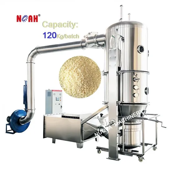 FL-200 Pharmaceutical Food Bottom Spray Type of Fluid Bed Dryer Granulator Machine