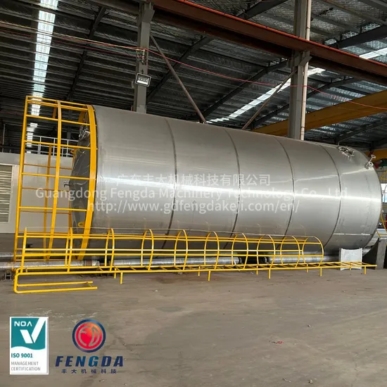 Fengda 100m3 Large Volume Horizontal Water Storage Tank