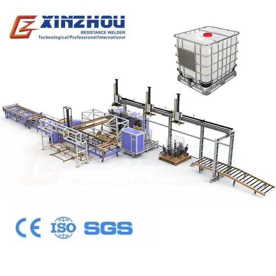 Full Automatic Production Machine IBC Cage Bending Machine Water Tank Container Frame Production Line