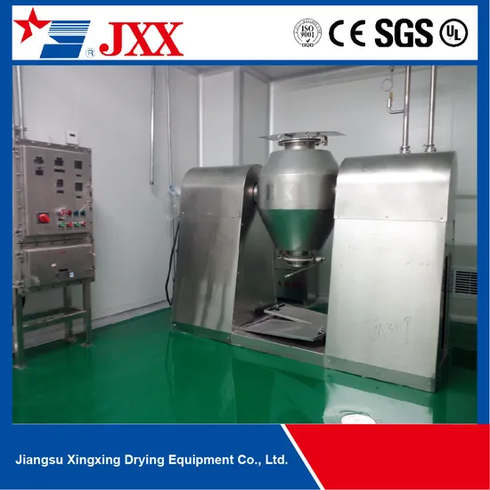 Double Cone Revolving Vacuum Dryer with GMP & ISO Certificate