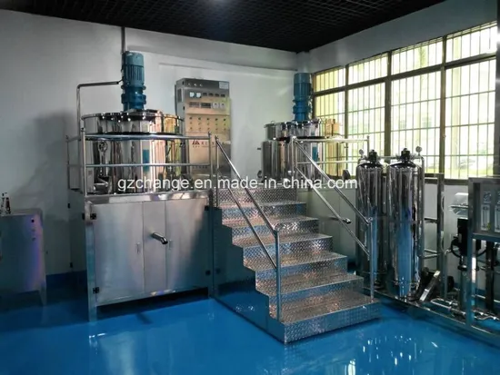 GMP Liquid Mixing Tank for Shampoo Lotion Hand Cream Cosmetic Product