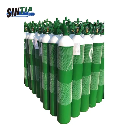 Hot Sale Tped ISO9809 50L 200bar CO2 Argon Oxygen Gas Cylinder with Valve in Industrial and Medical