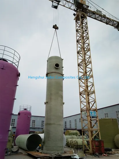 Fiberglass FRP Acid-Mist Absorption Tower for Steel Mill