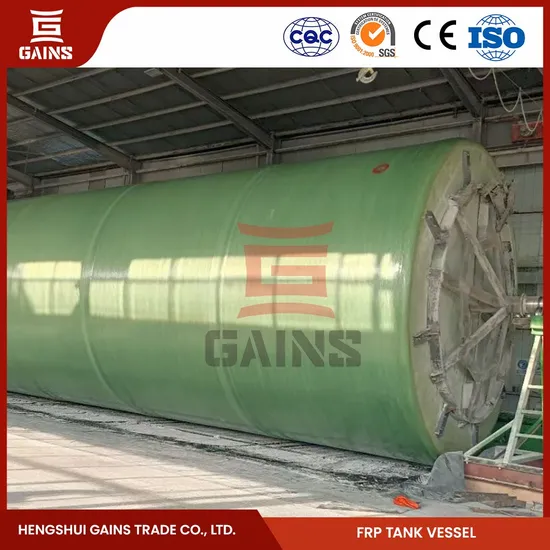 Gains 40 Gallon Chemical Tank Suppliers Small FRP Tank China FRP Horizontal Chemical Storage Tanks