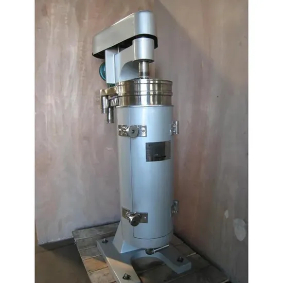 Gq/GF Series Tubular Separator for Coconut Oil, Palm Oil, Olive Oil, and Avocado Oil