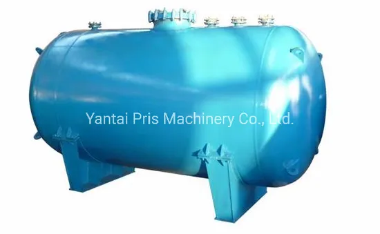 Horizontal Carbon Steel Q235 Q345 Ms Glass Lined Pressure Vessel Receiver