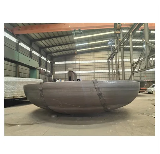 A516 Gr70 S235jr Elliptical Dish Tank Head for Storage Tank Pressure Vessel