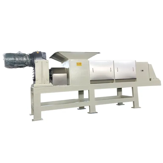 Food Vegetable Garbage Kitchen Cassava Waste Screw Press Shredding Shredder Dewatering Machine