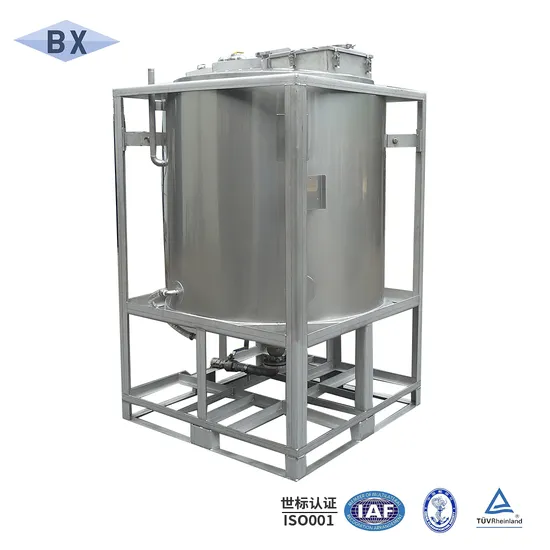 1000L Big Manhole Stainless Steel Insulation IBC Container Fit Fot Mixer