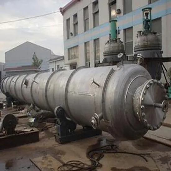 Stainless Steel Project Followed Acetone Purify Reboiler Distillation Column