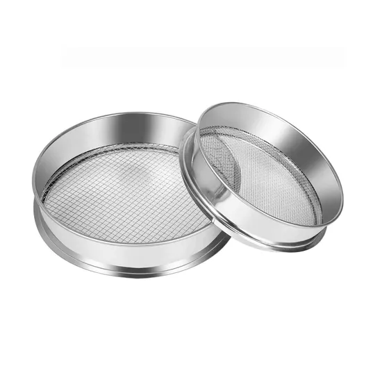 Stainless Steel Lab Standard Sifters Shakers Soil Sieve Analysis Test Sieve