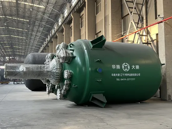 Chemical Equipment Machinery Glass Lined Chemical Reactor FF280-25000L