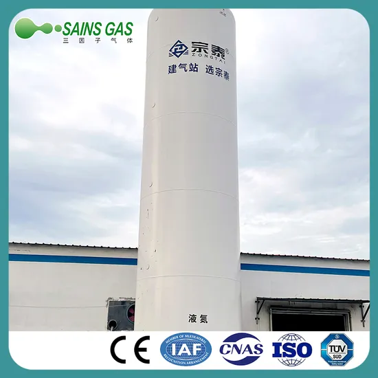 20m3 6bar 12bar Vertical Cryogenic Liquid He Storage Tank for Sale