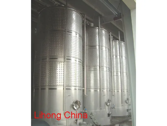 Stainless Steel Wine Storage Kettle with Side Manhole