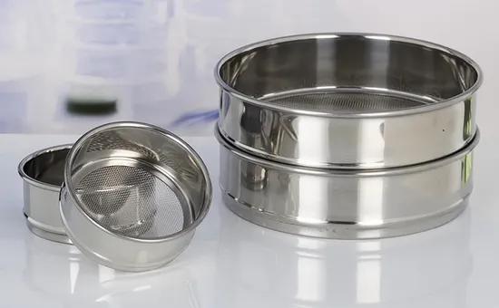 Precision Standard Steel Wire Mesh Sieves for Laboratory Analysis Stainless Steel Screen