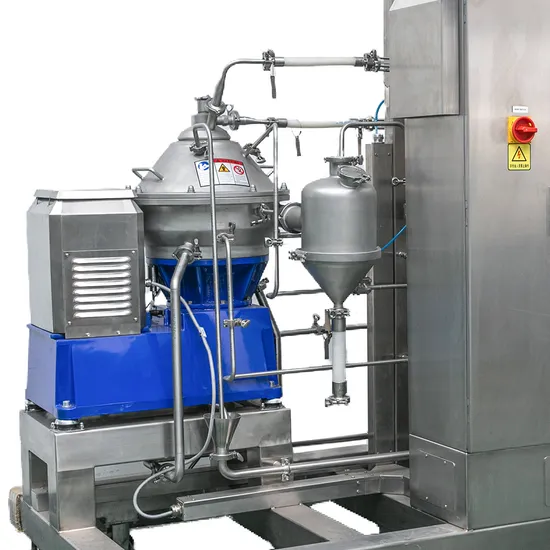 Centrifugal Liquid Solid Separator Machine Refinery Equipment Blue