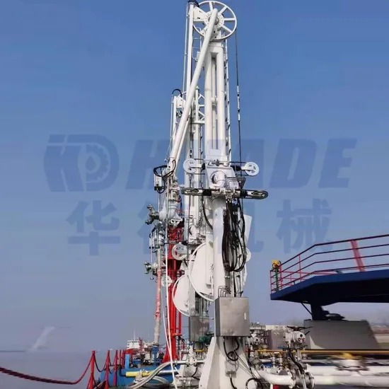 Large Telescopic Range High-Pressure Equipment Single-Arm Low-Temperature QC/DC Marine Loading Arm with Swivel Joint