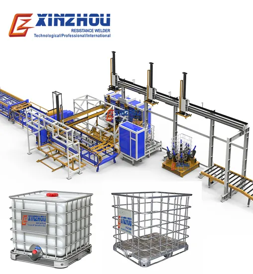 Automatic IBC Container Tank Welding Machine IBC Tank Cage Mesh Welding Machine