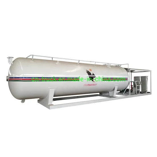 30ton 60cbm 25ton 50cbm 20ton 40cbm Mobile Gas Plant LPG Filling Station LPG Skid Plant with Dispenser Scales