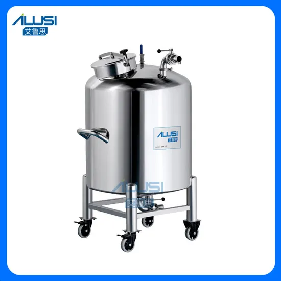 200L Stainless Steel 304 Insulated Storage Tank Large Storage Tank Vertical Storagetank
